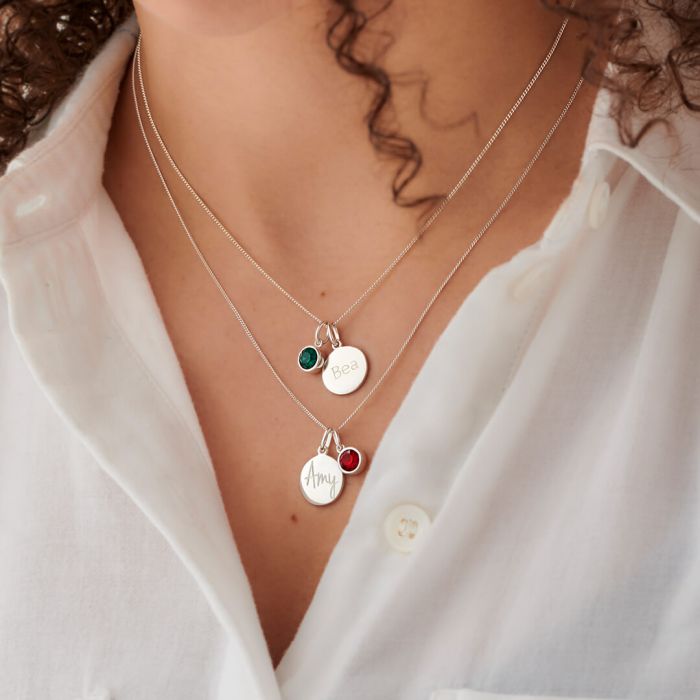 12mm Round Tag Pendant