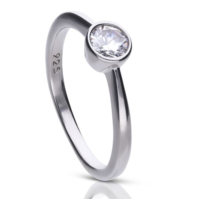 Bezel Carat Ring