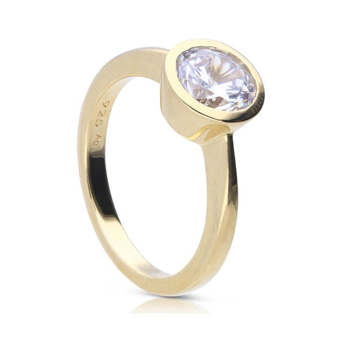 Bezel Carat Ring