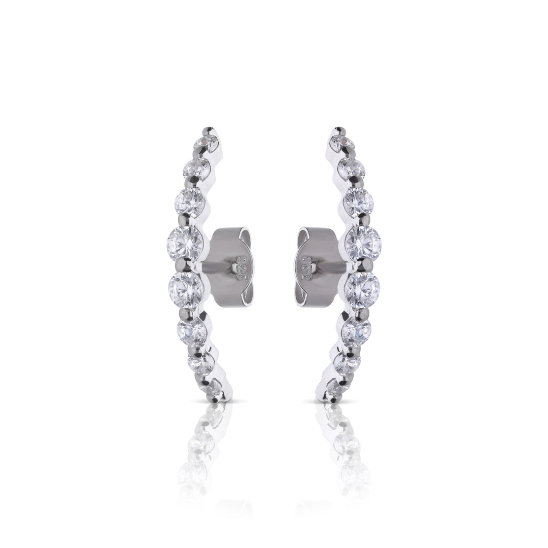 Pave Bar Earrings