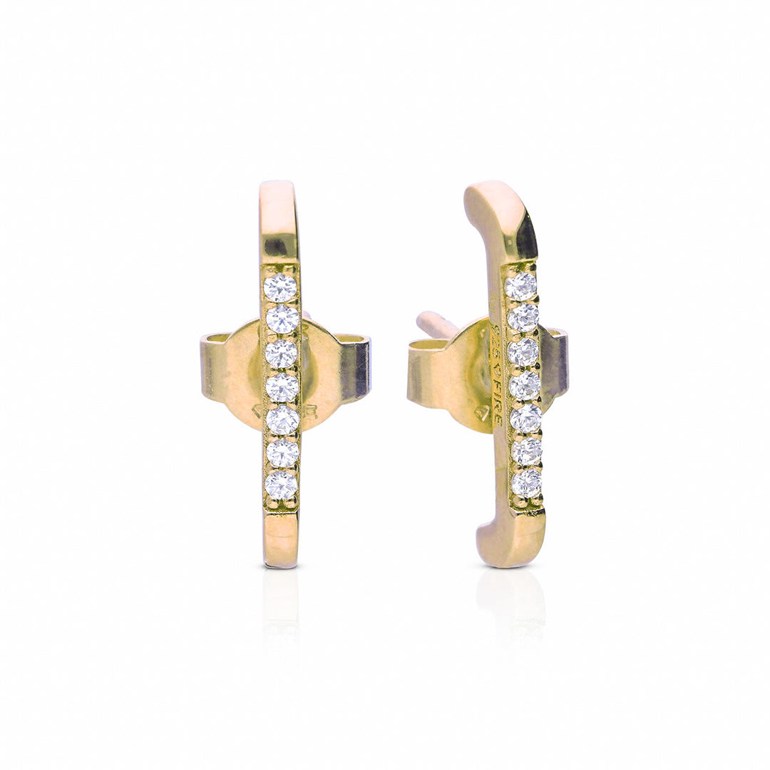 Bar Stud Earrings