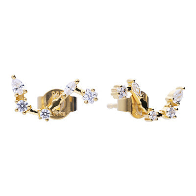 Zodiac Constellation Stud Earrings