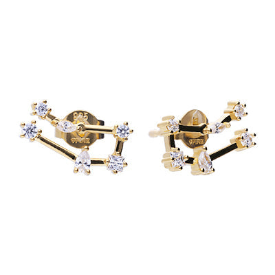 Zodiac Constellation Stud Earrings