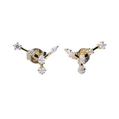 Zodiac Constellation Stud Earrings