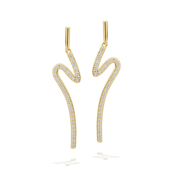 Wave Drop Earrings