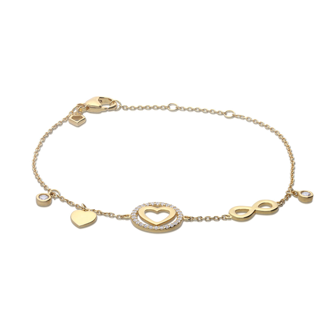 Infinity Heart Bracelet