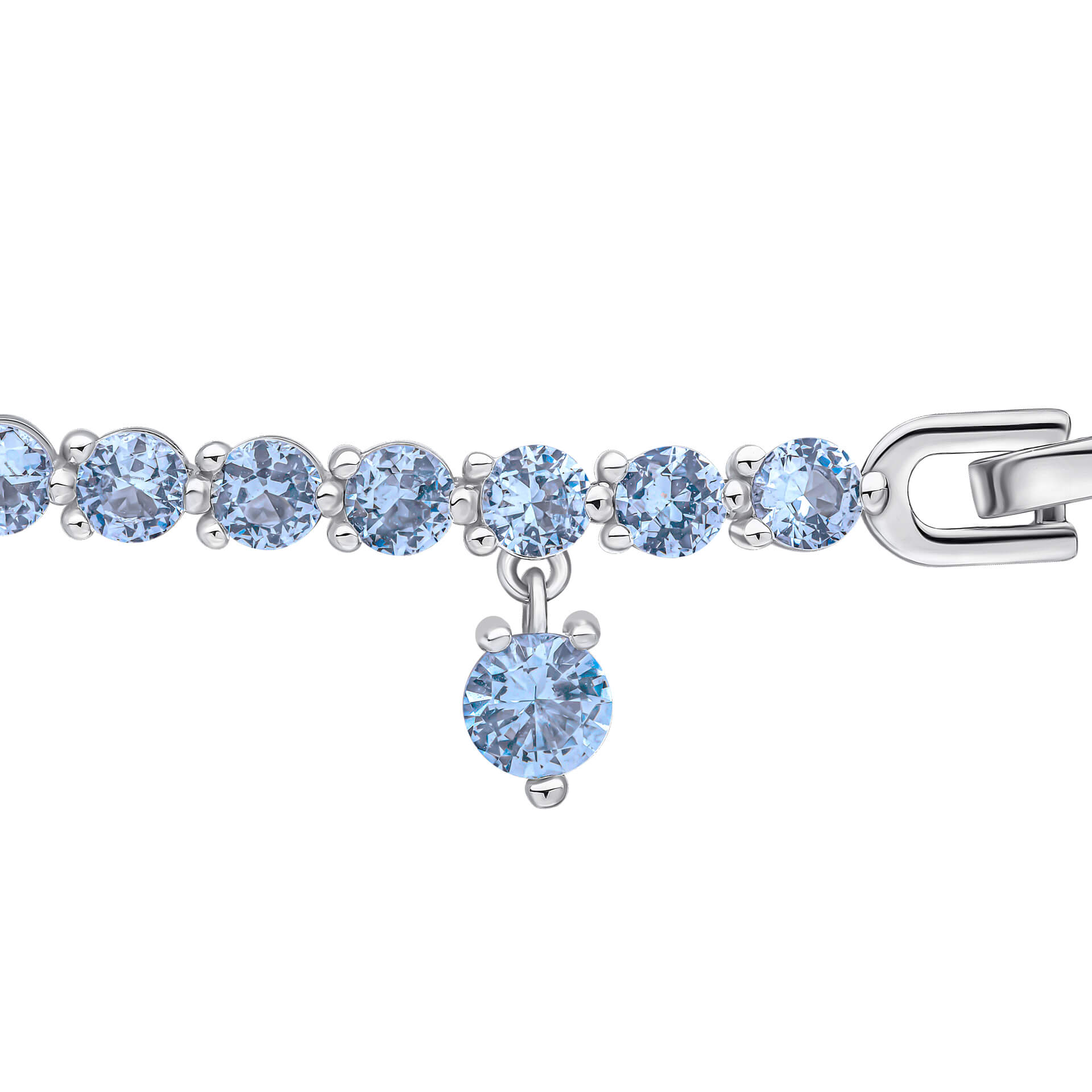 Small Zirconia Charm Tennis Bracelet