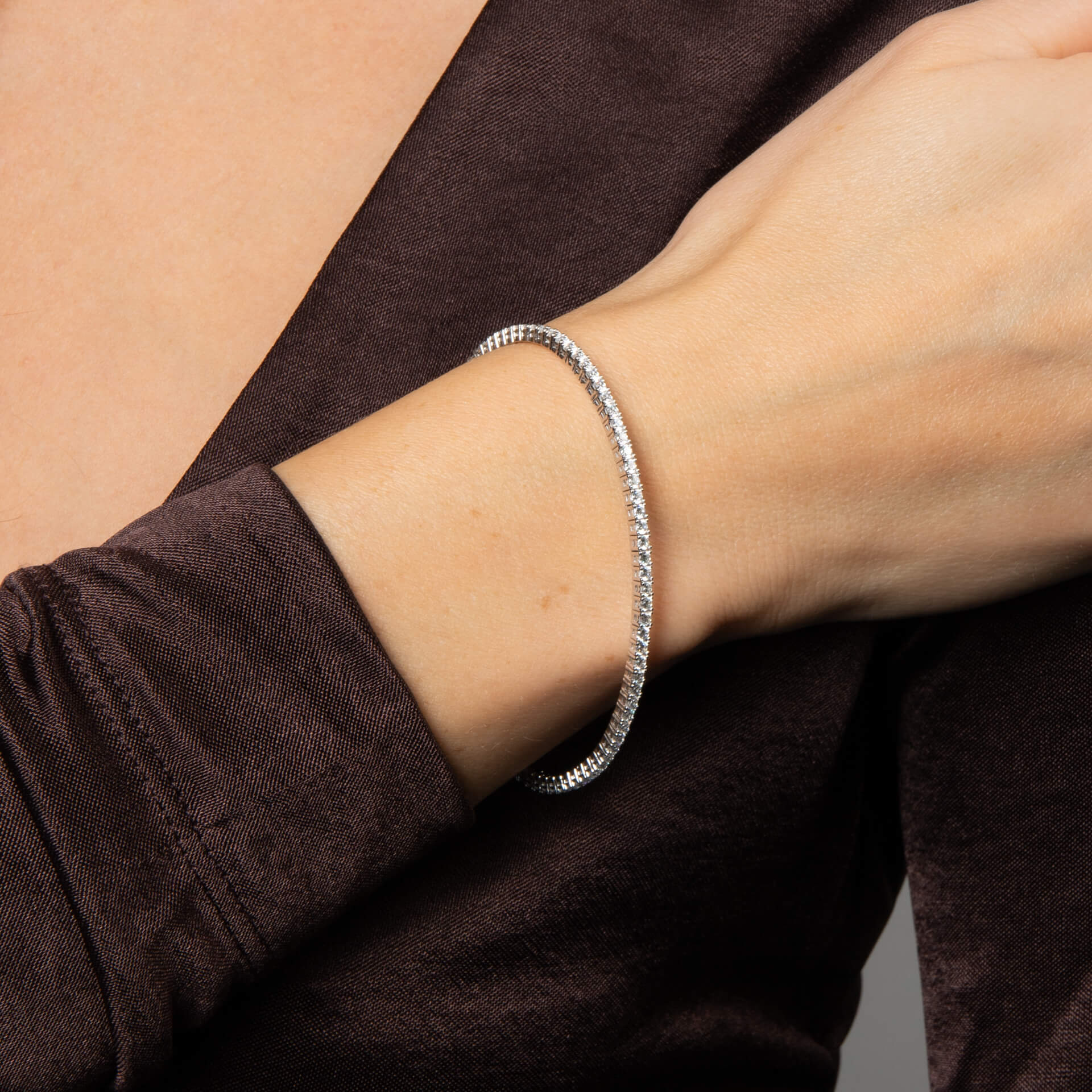 Zirconia Tennis Bangle