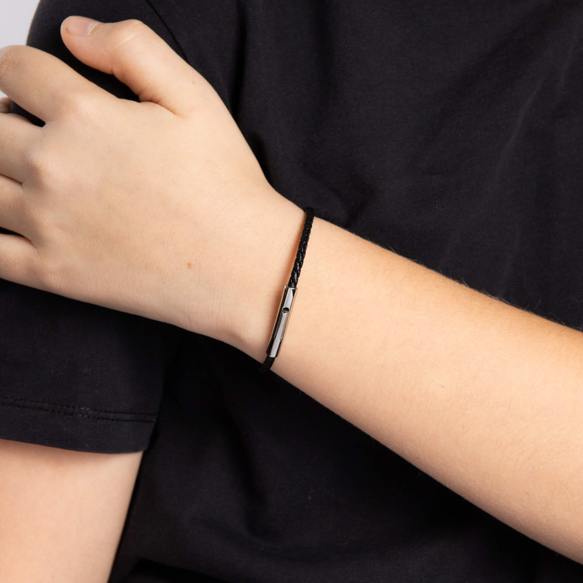 Smaller Fit Leather Woven Leather Bracelet