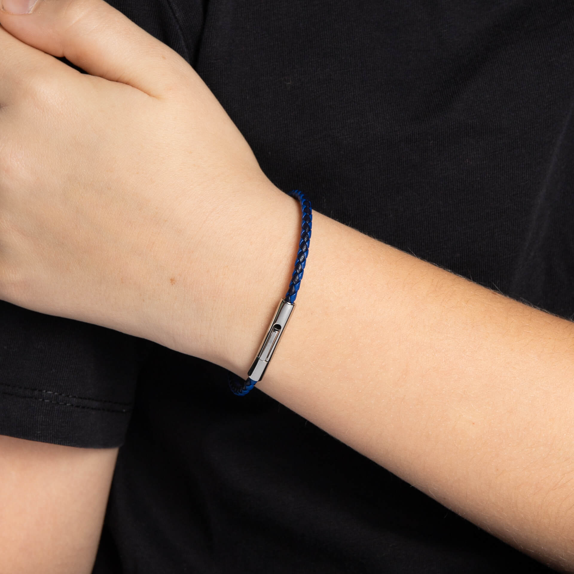 Smaller Fit Leather Woven Leather Bracelet