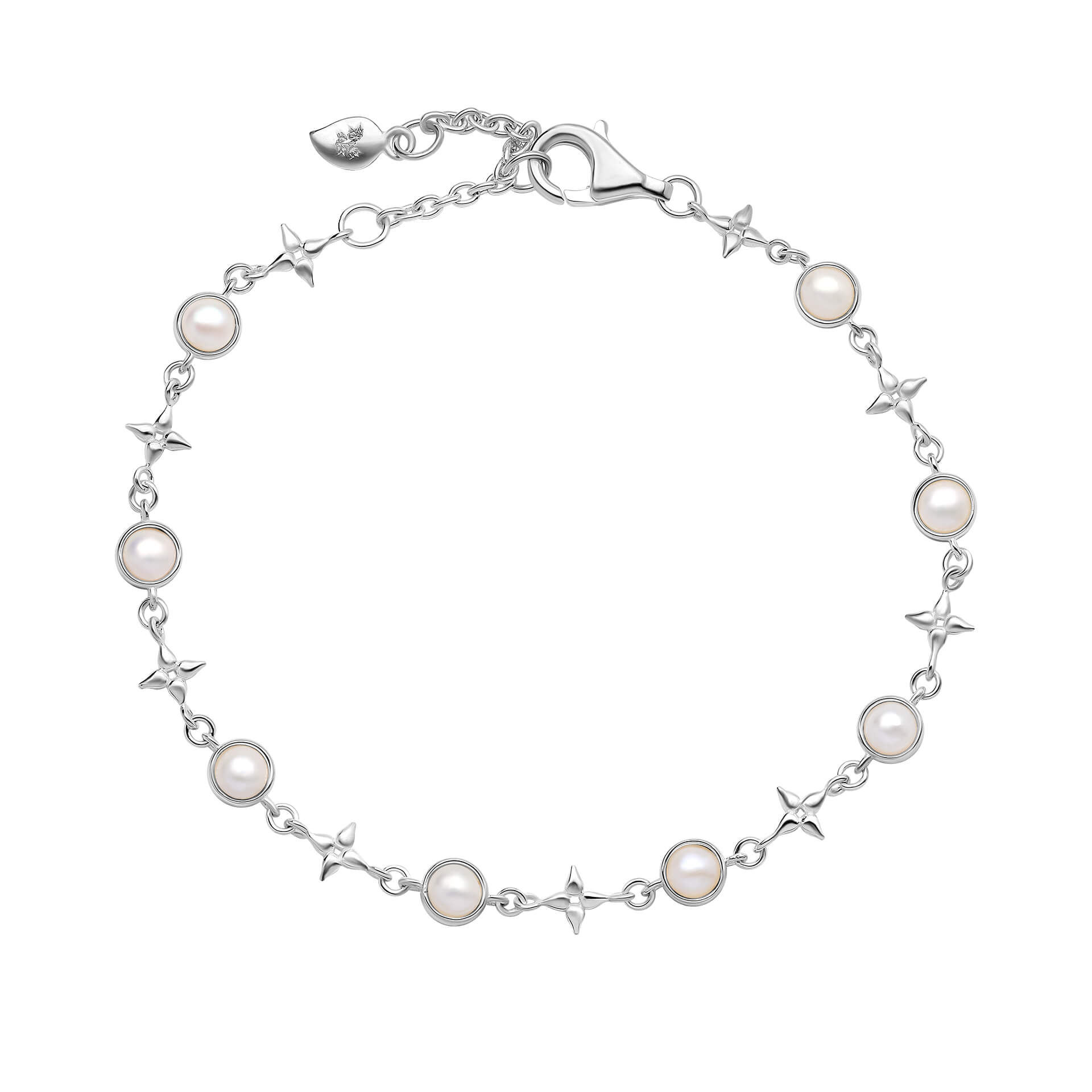 Hartley Check Mabe Pearl Tennis Bracelet
