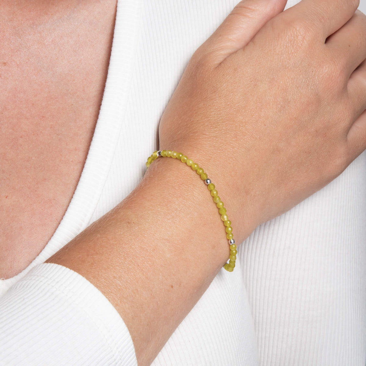 Semi-Precious Beaded Bracelet
