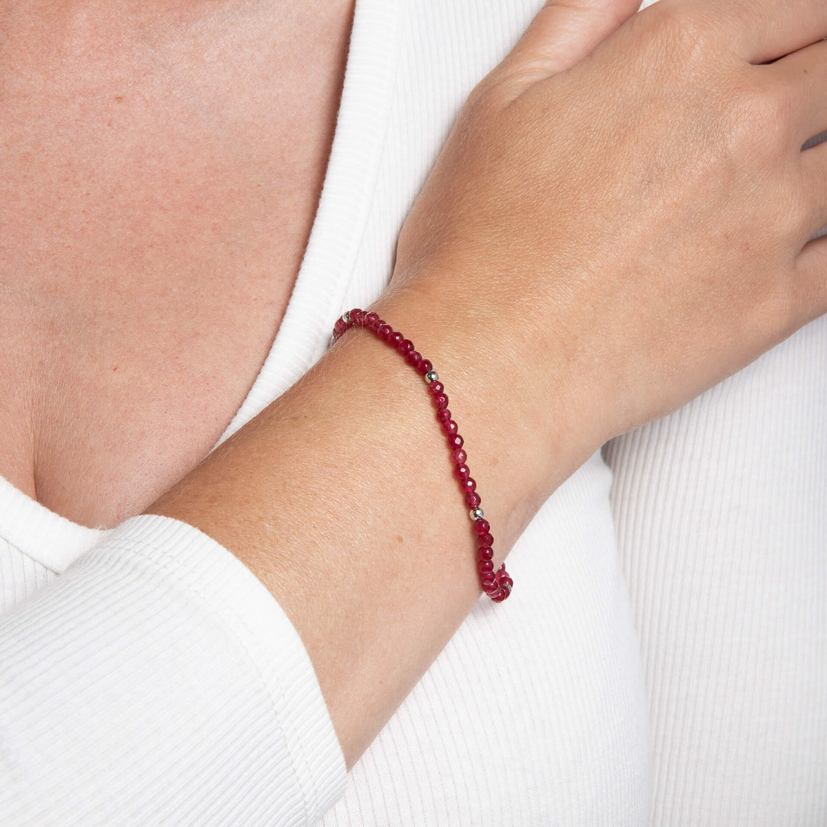 Semi-Precious Beaded Bracelet