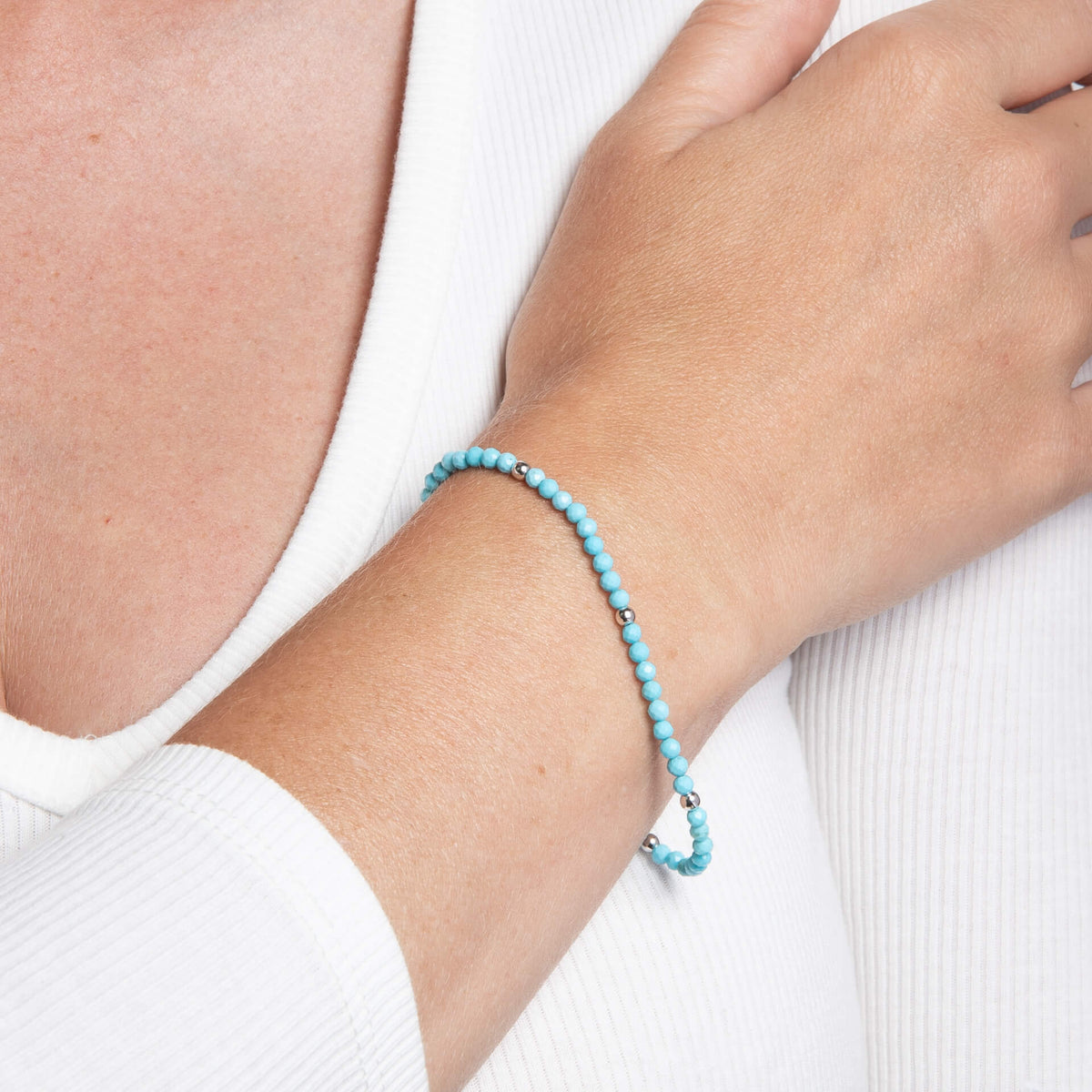 Semi-Precious Beaded Bracelet