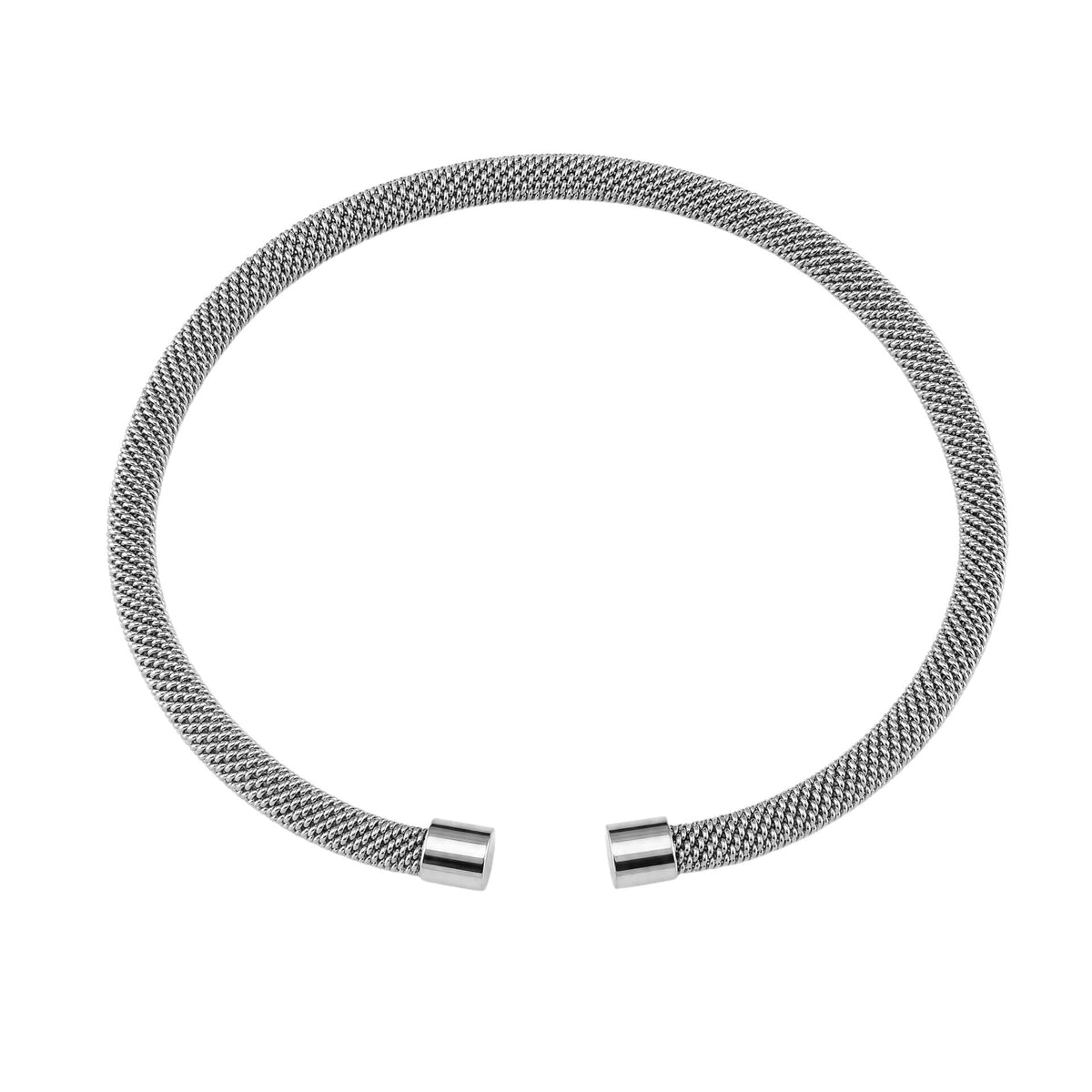 Open Mesh Stainless Steel Bangle