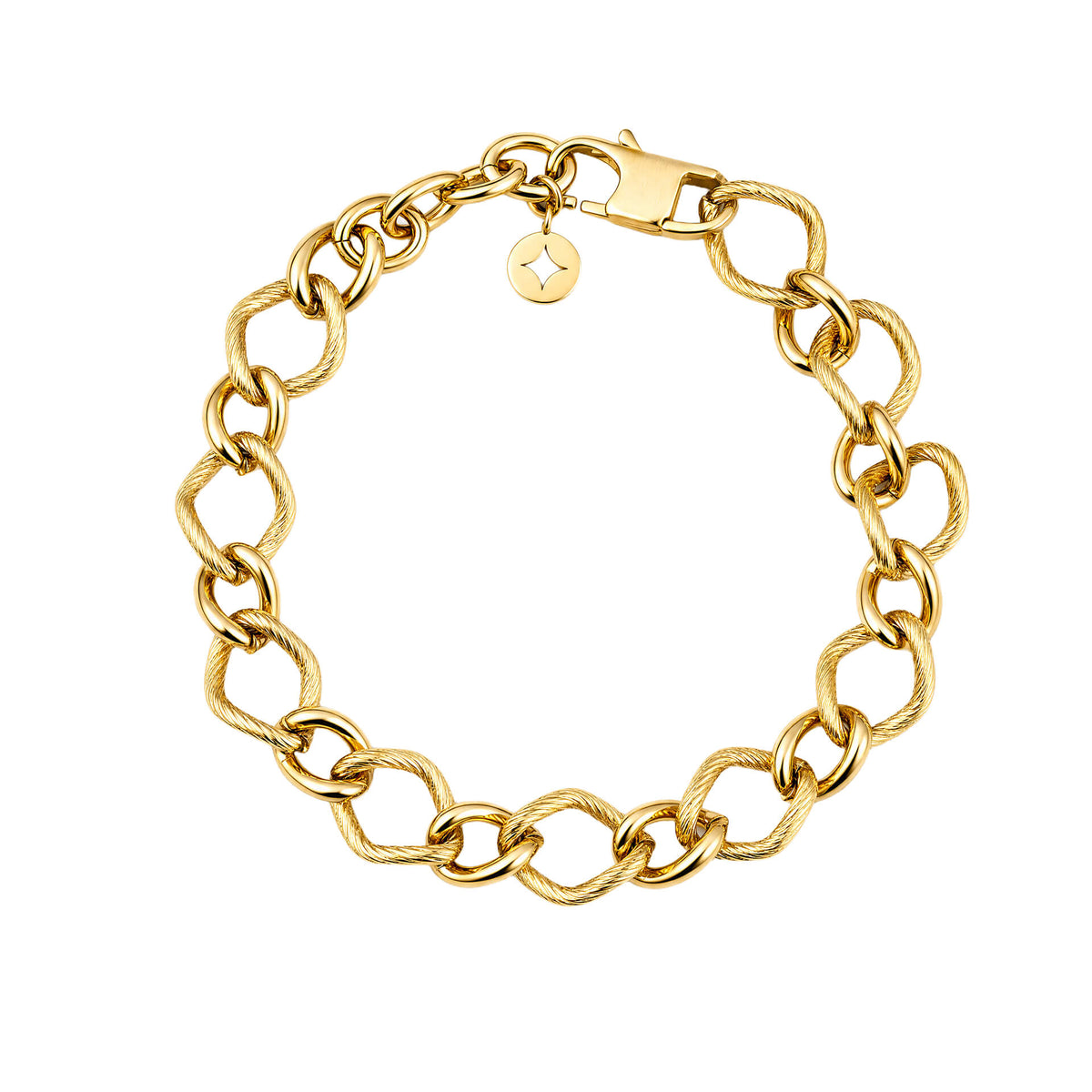 Wide Link Chain Bracelet