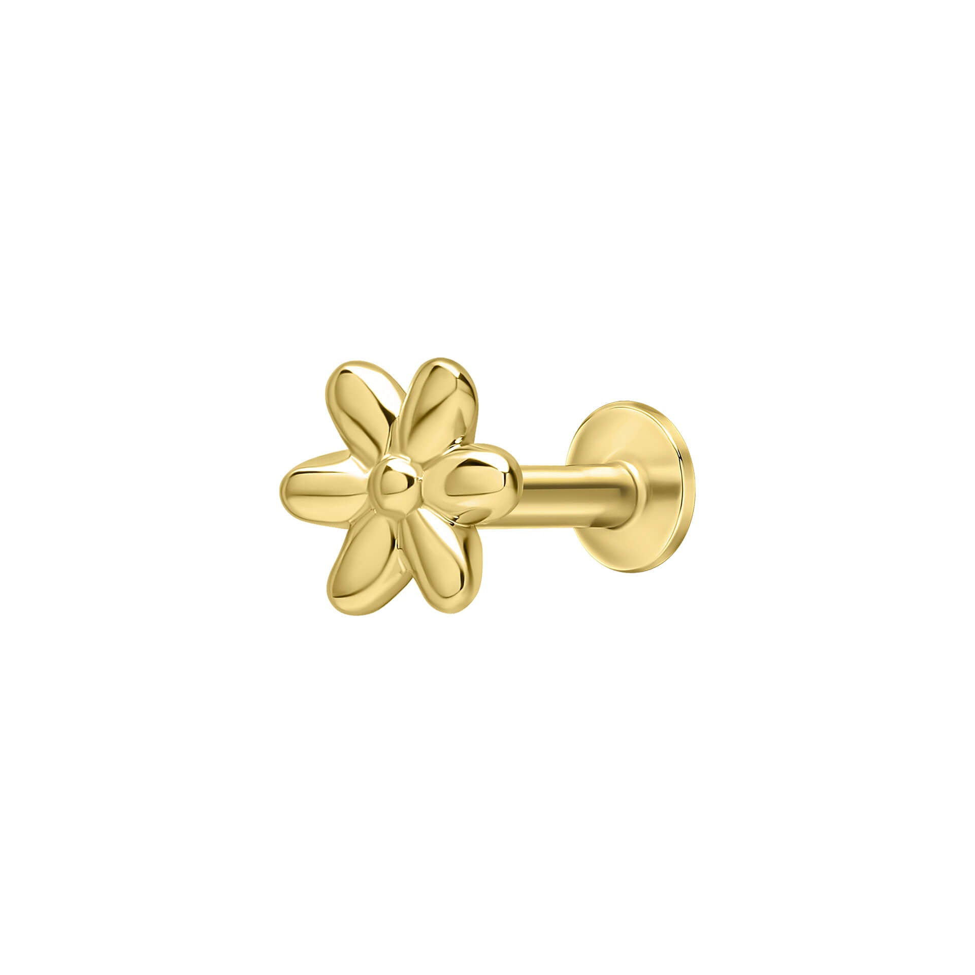 Flower Labret Stud Earring