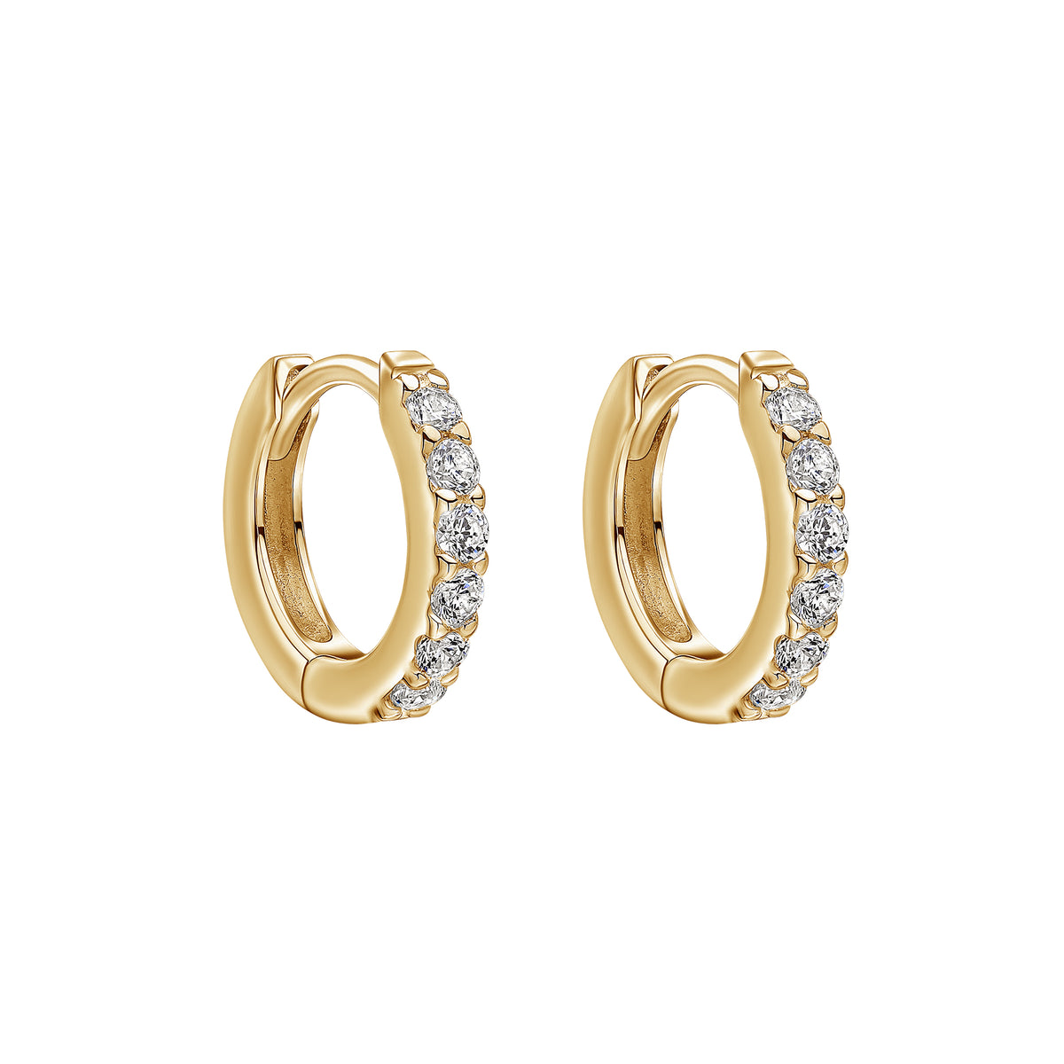 Crystal Hoop Earrings