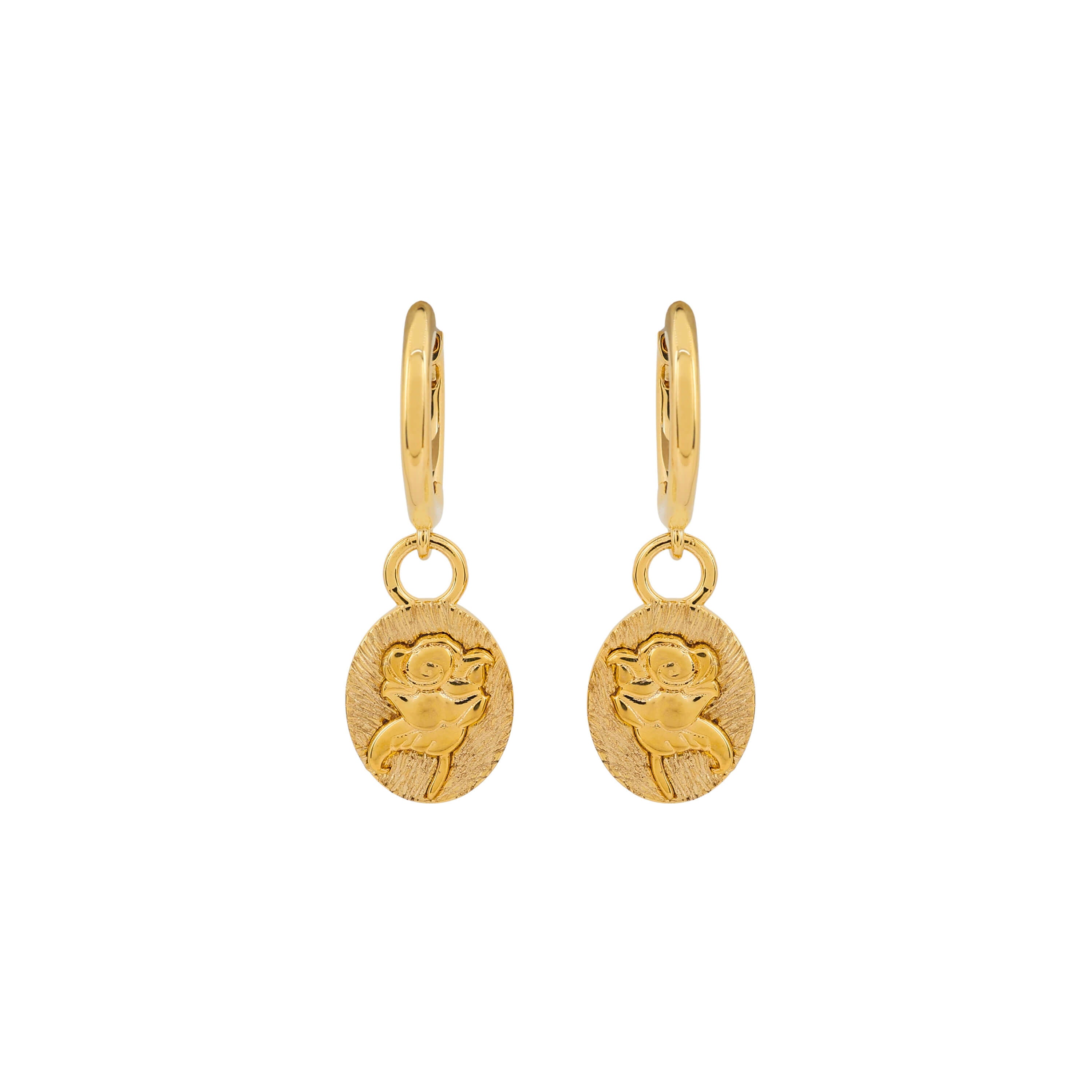Baythorne Roses Assembled Hoop Earrings