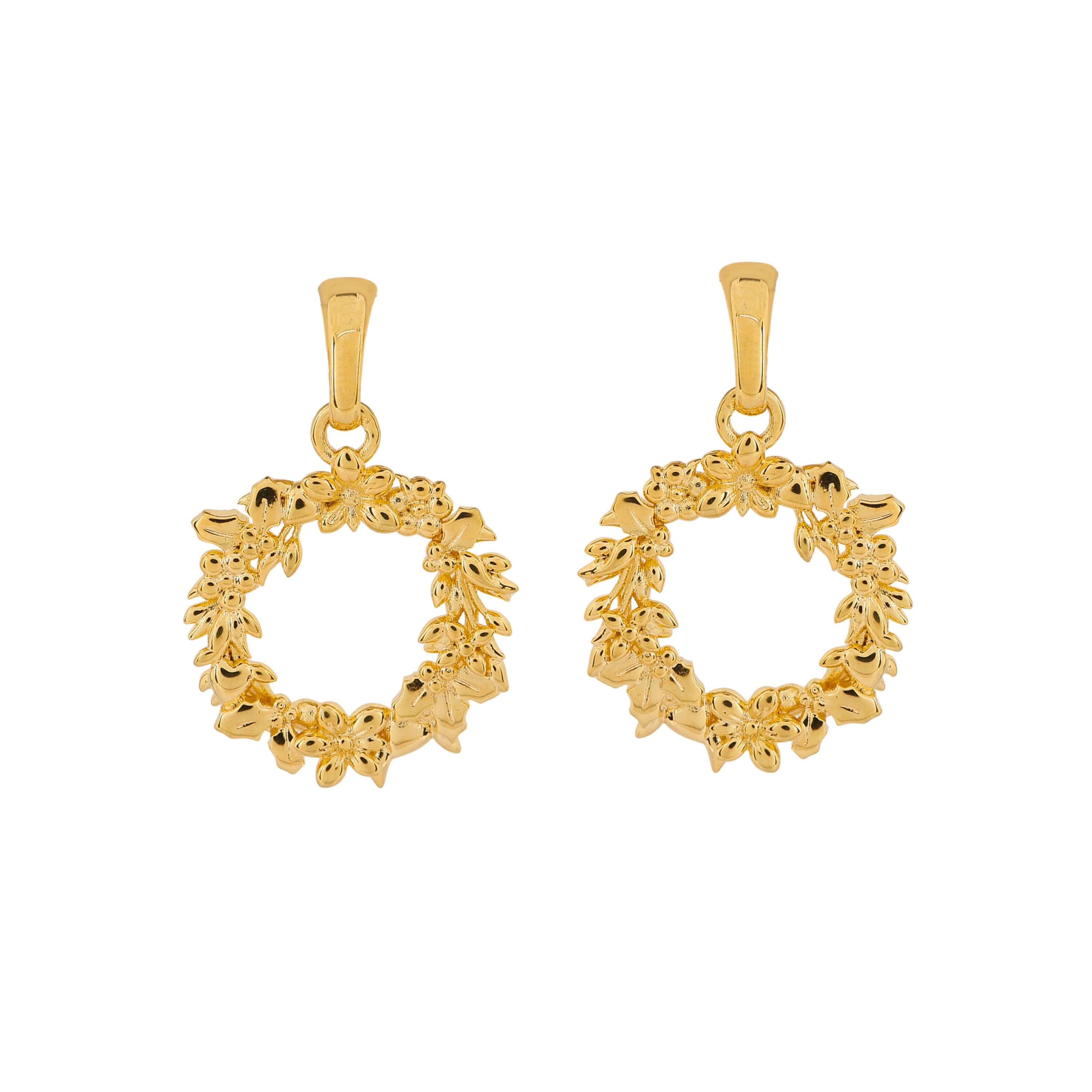 Wreath Drop Earrings