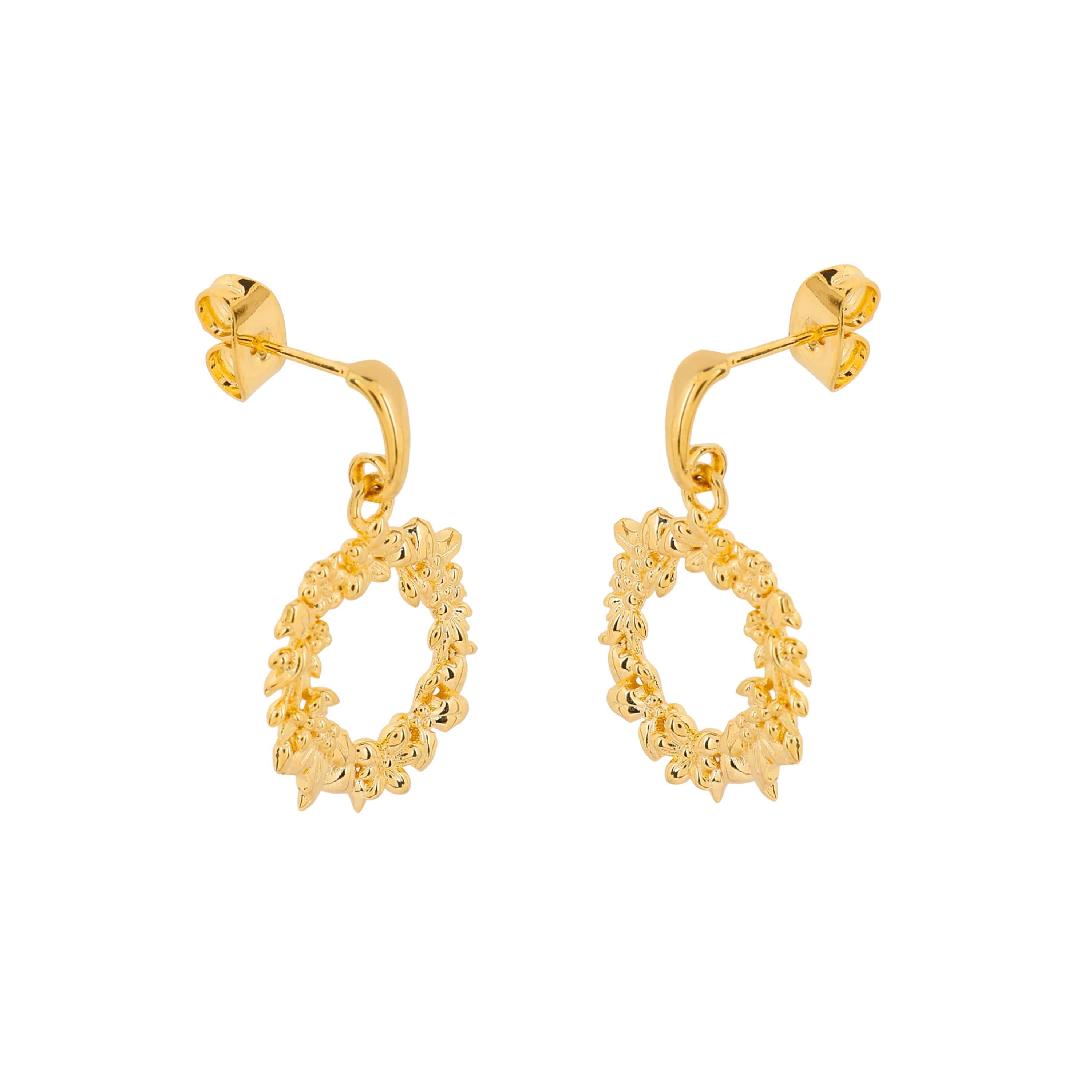 Wreath Drop Earrings
