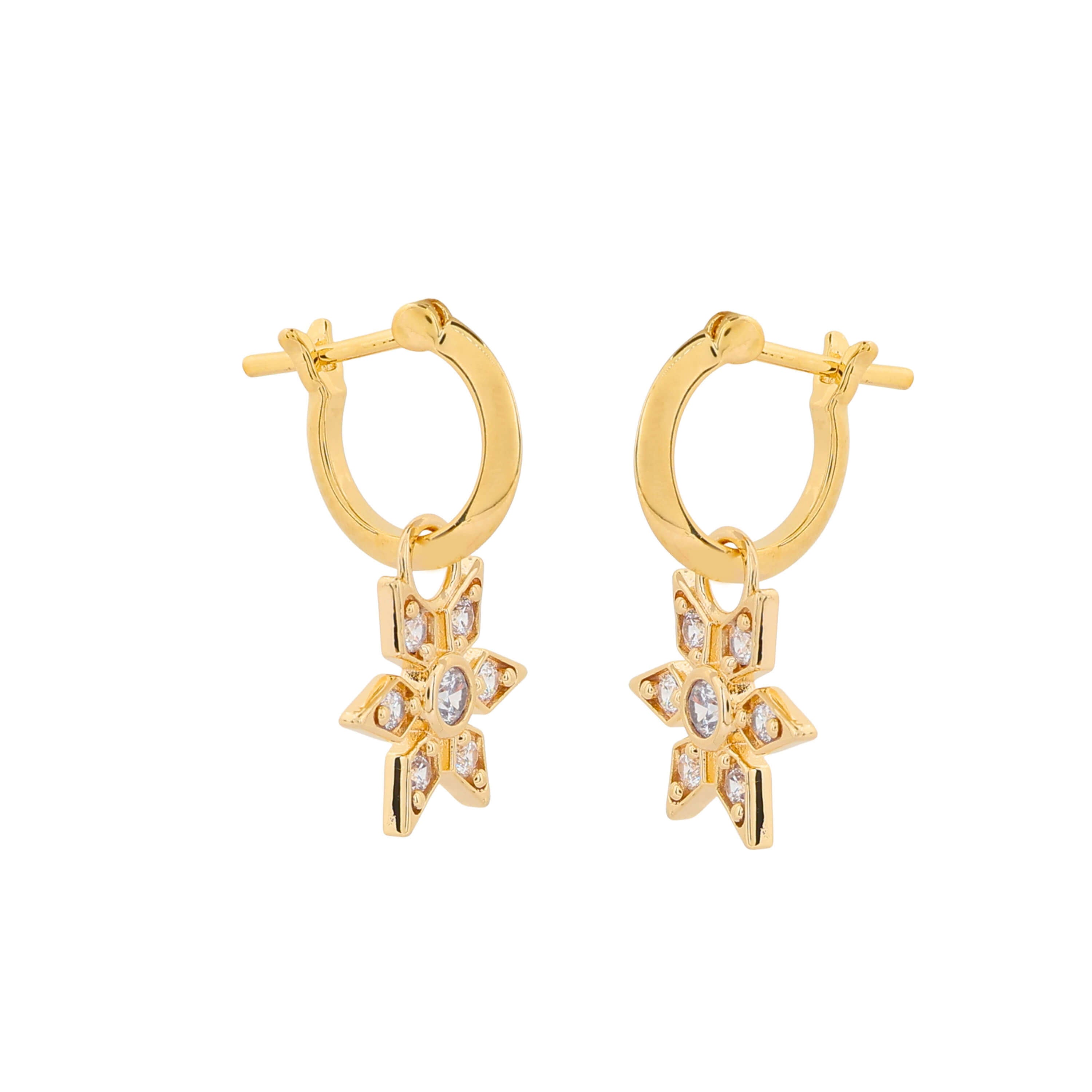 Bowen Star Assembled Hoop Earrings