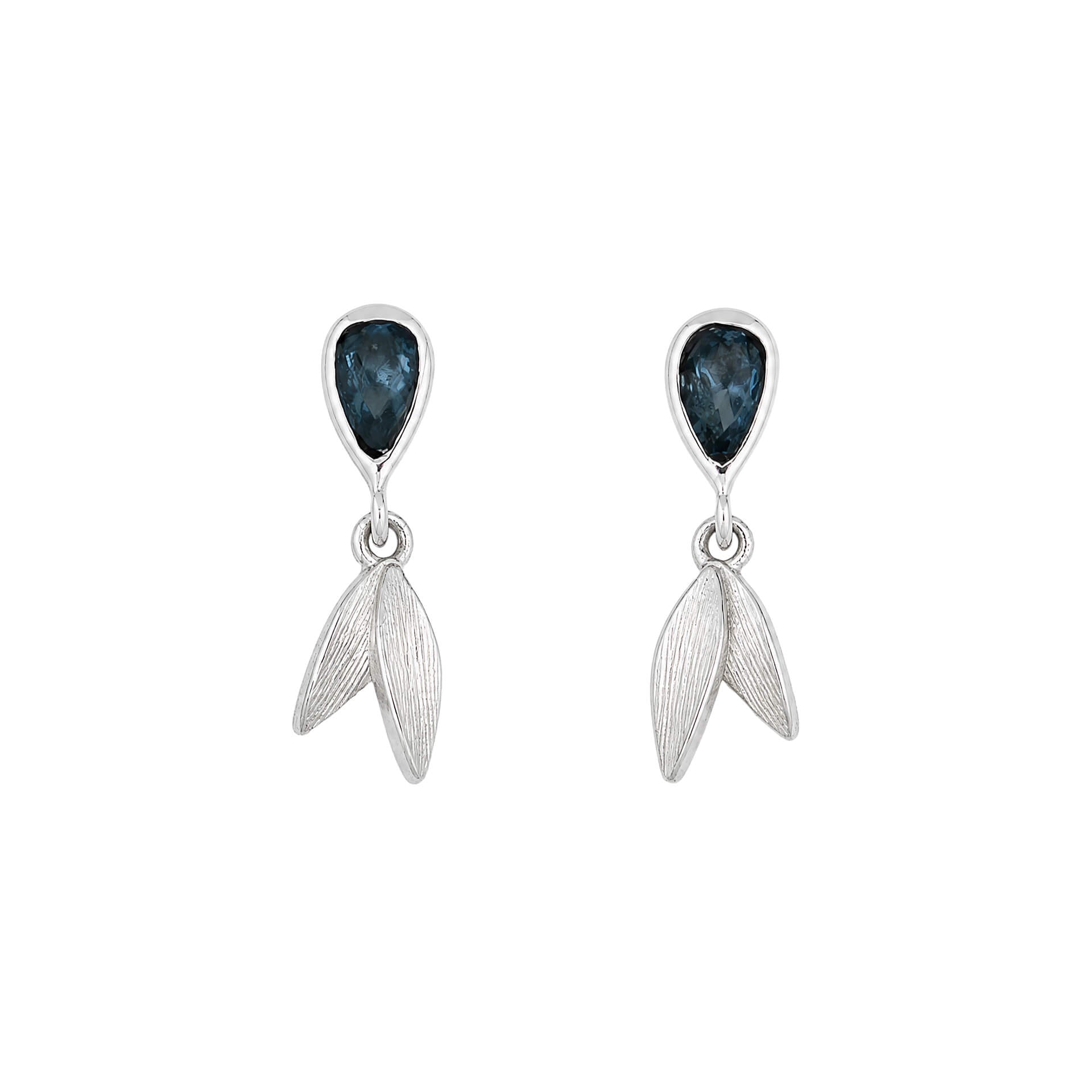 Asha Leaf Teardrop Earrings