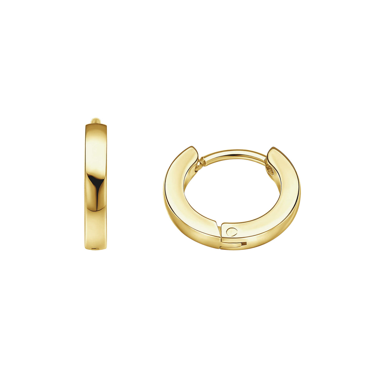 Stainless Steel 9mm Hoop Earrings