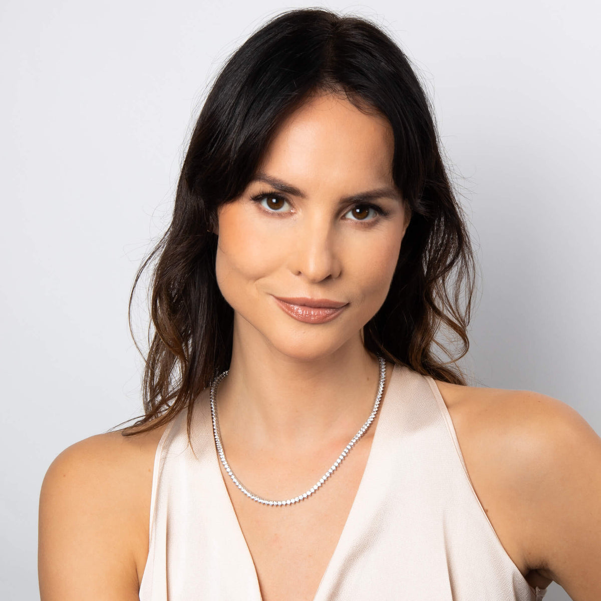 Zirconia Tennis Necklace