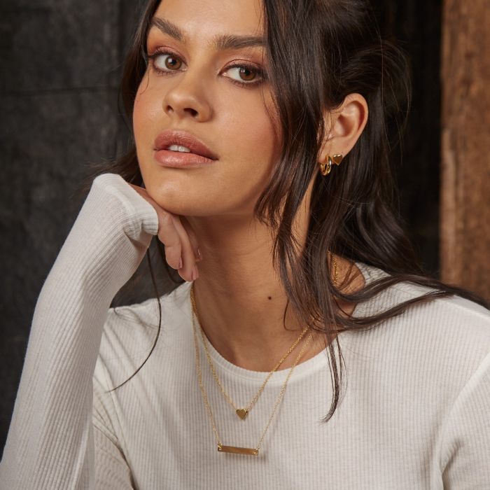 Engravable Bar Necklace