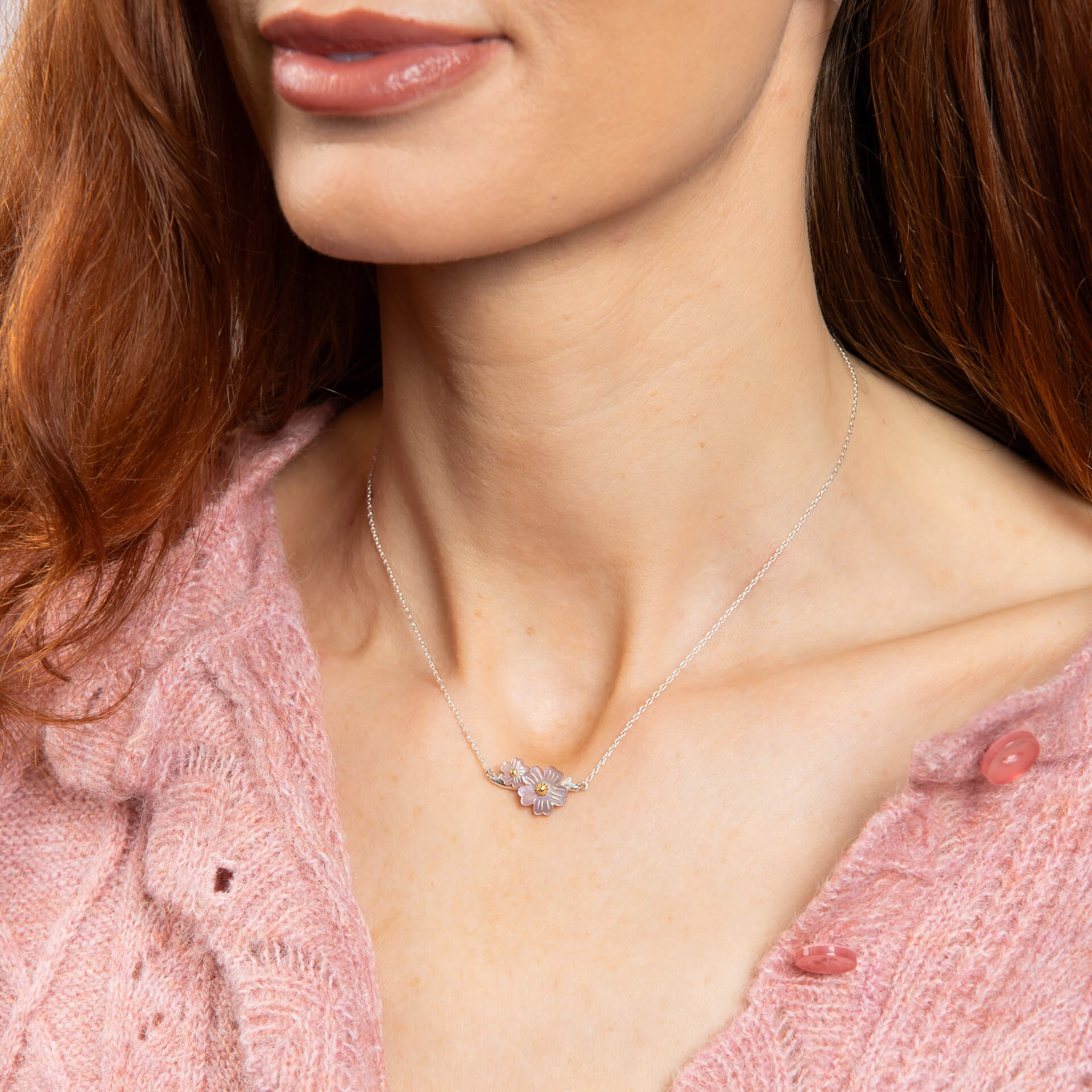 Cherry Blossom Ditsy Necklace