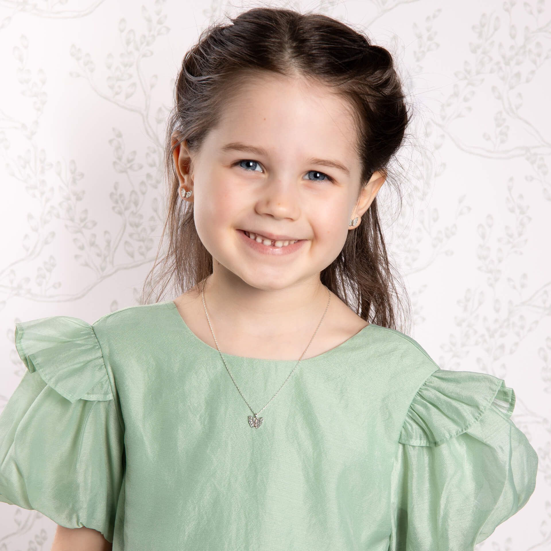 Kids Butterfly Garden Mini Necklace