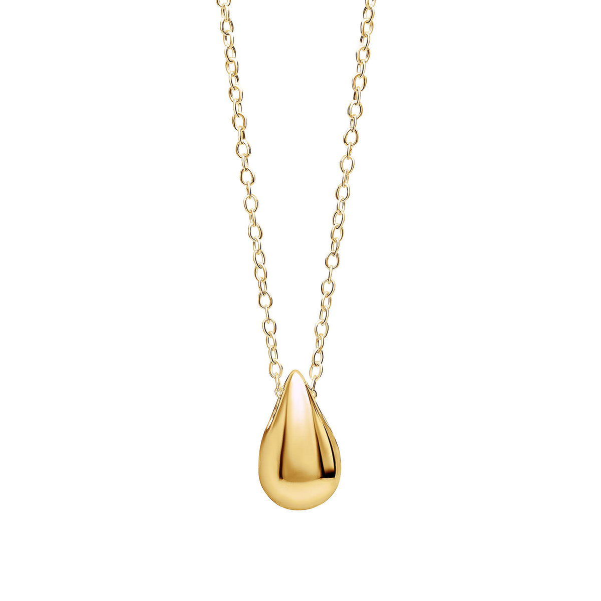 Solid Teardrop Necklace