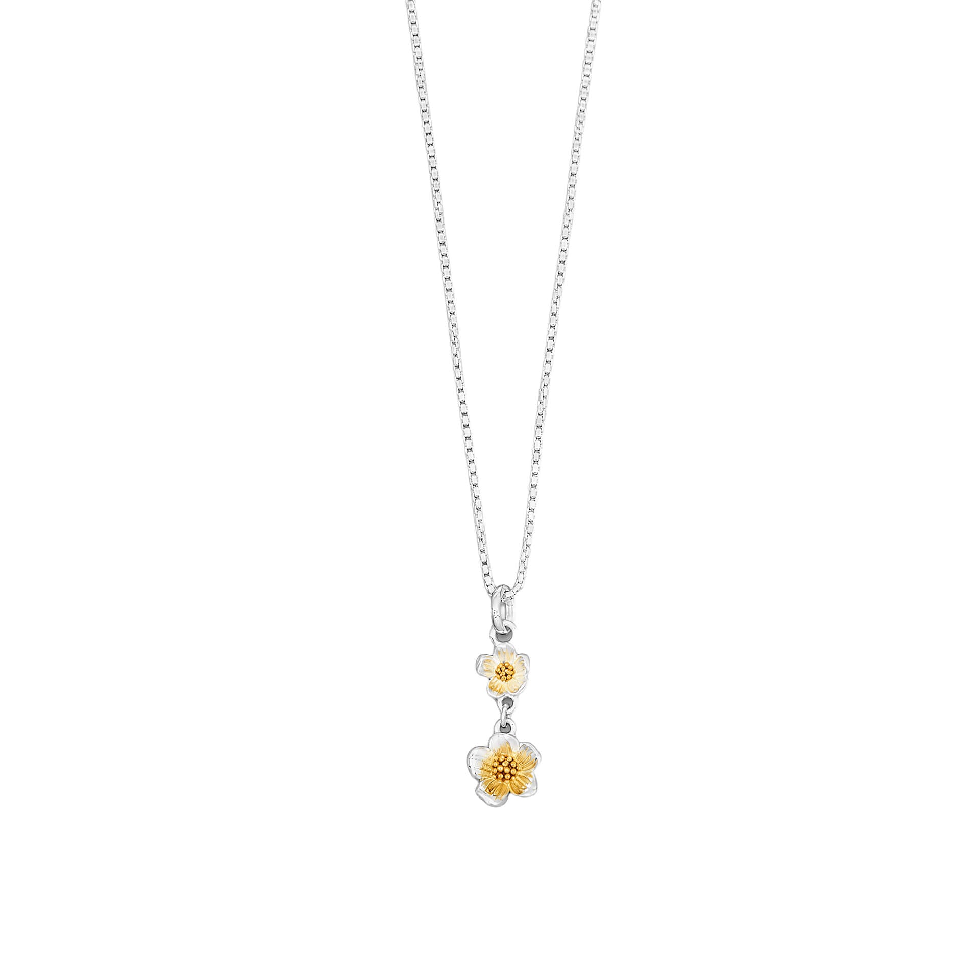 Mathilde Mural Two Tone Floral Necklace