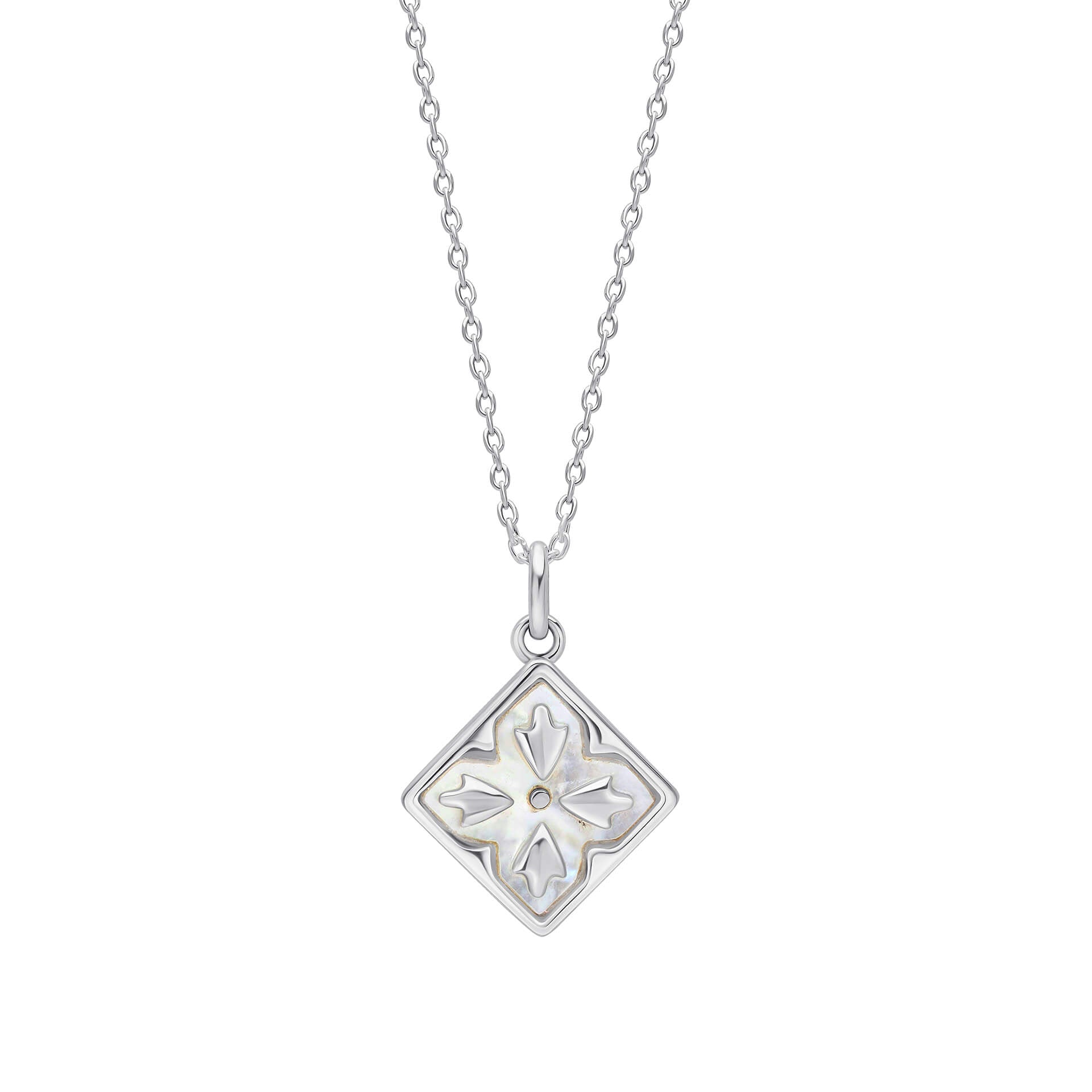 Mr Jones Mother of Pearl Inlay Necklace
