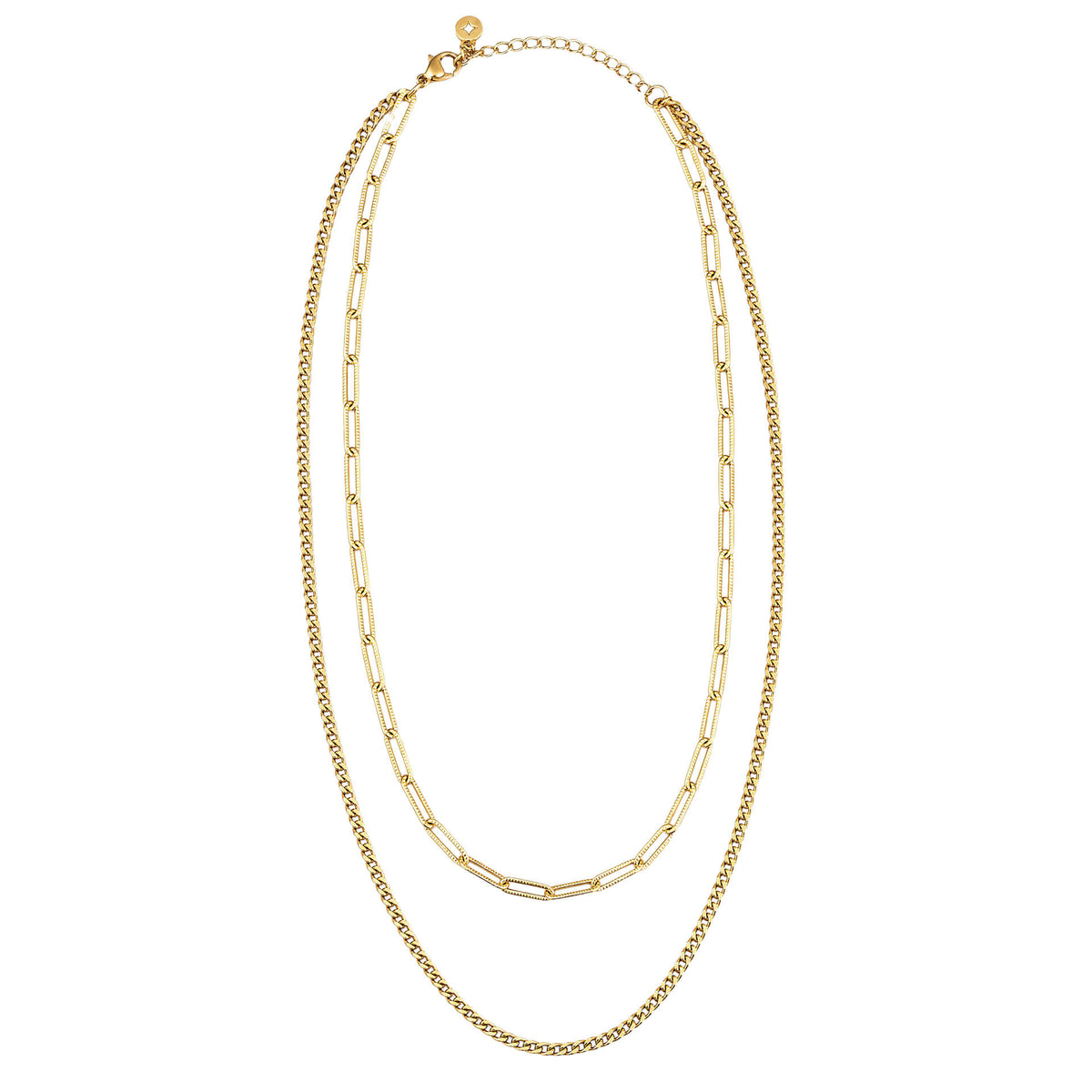Double Layered Chain Necklace