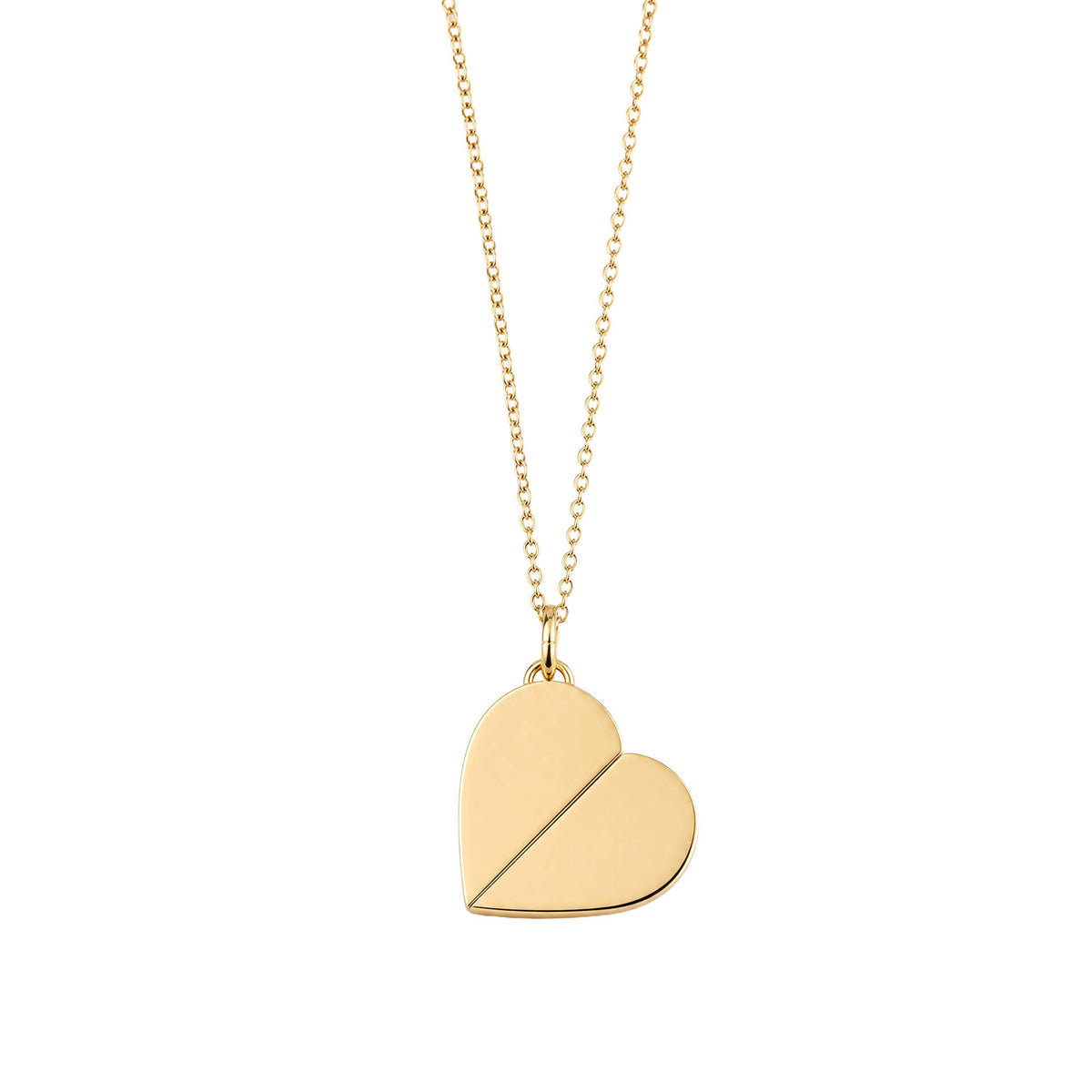 Rotating Tag and Heart Pendant