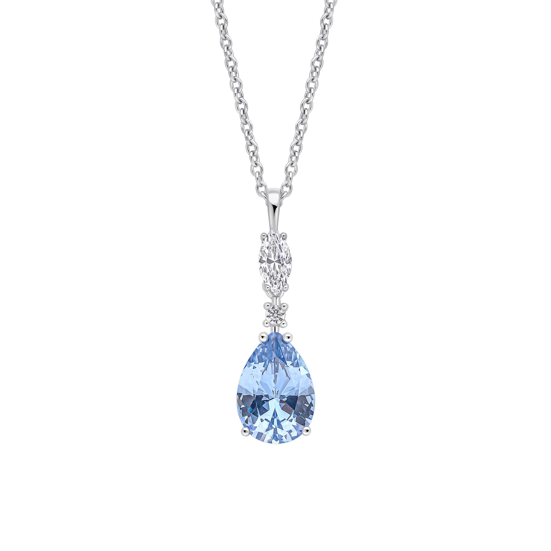 Teardrop and Marquise Drop Pendant