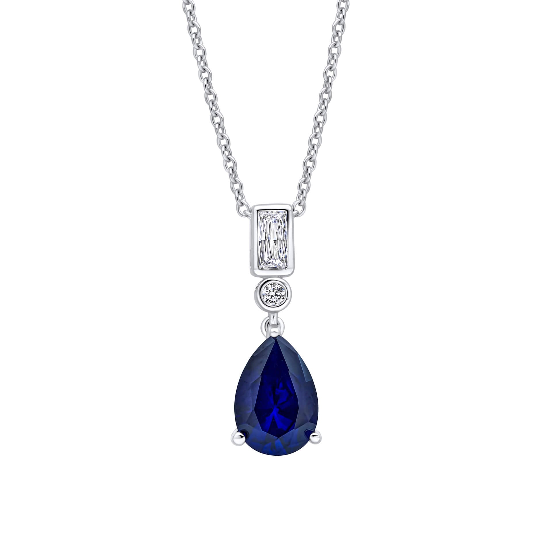 Bezel and Teardrop Pendant