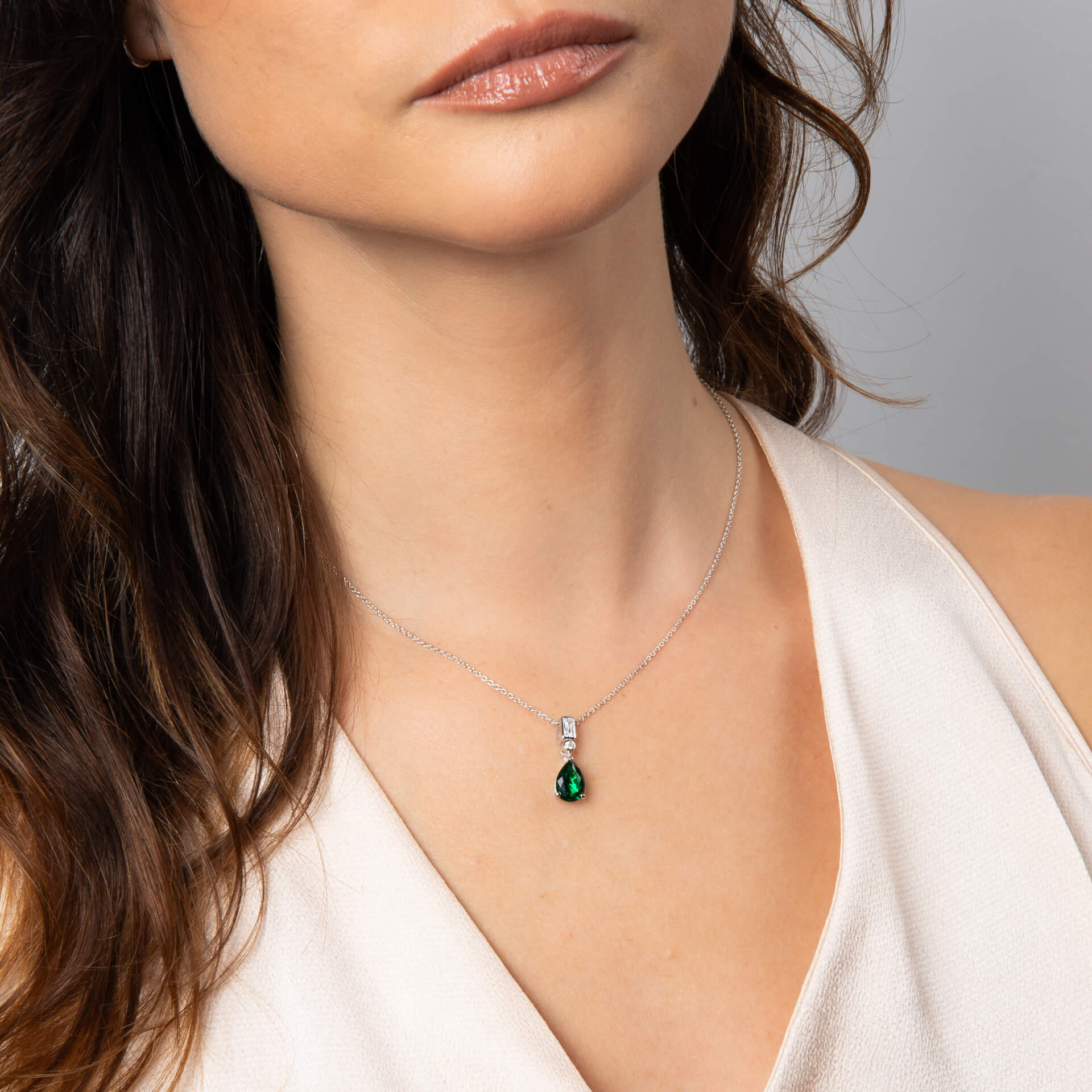 Bezel and Teardrop Pendant