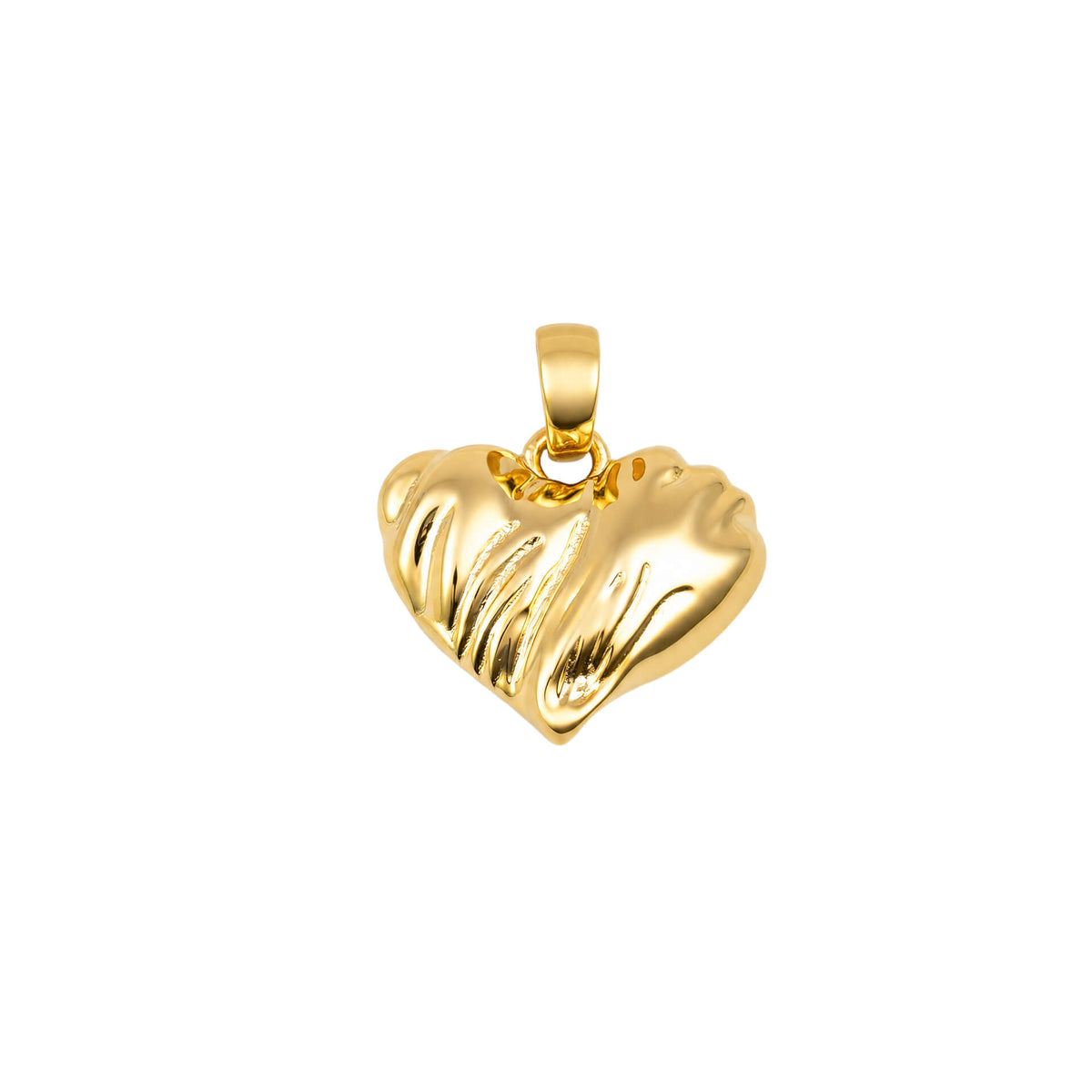 Textured Heart Pendant