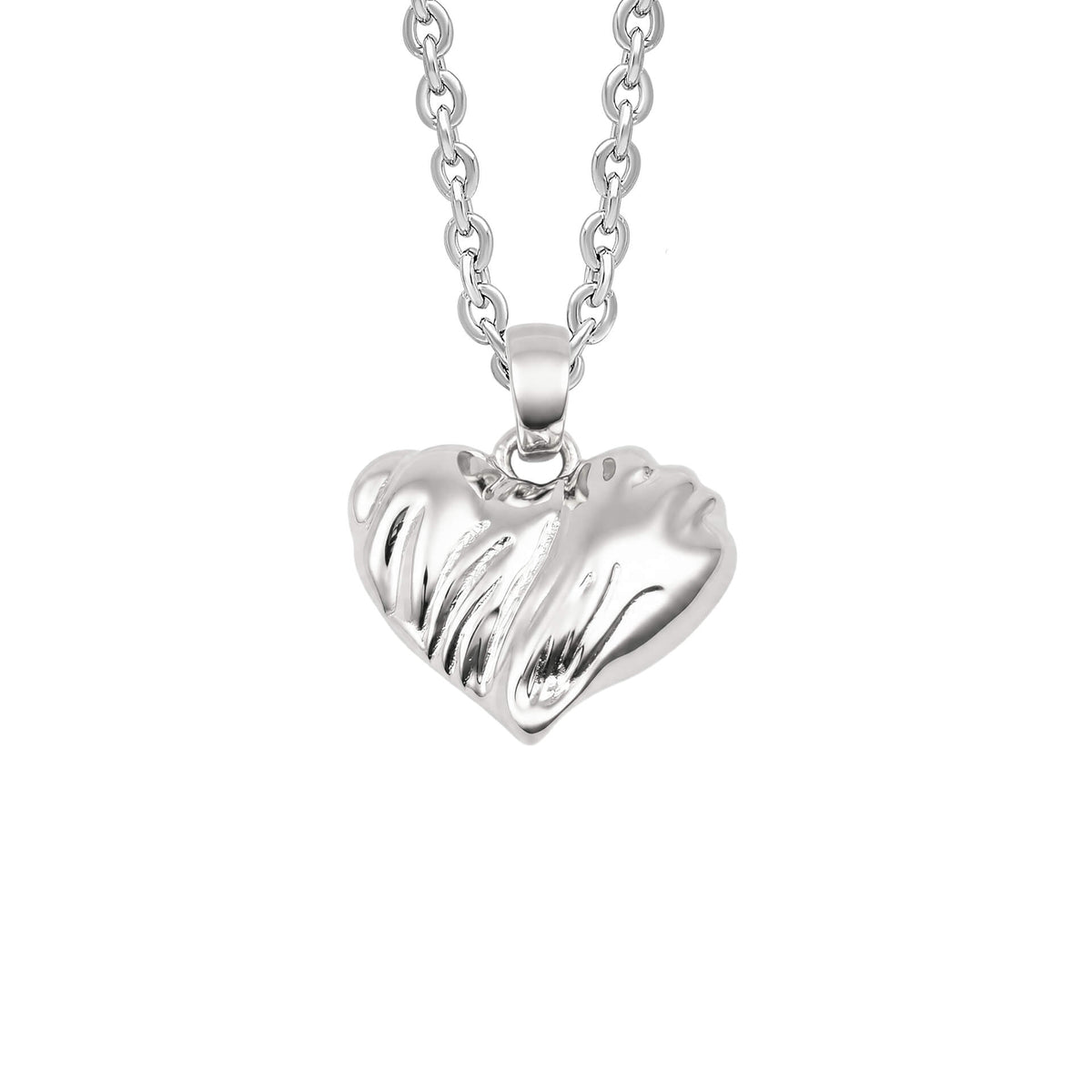 Textured Heart Pendant