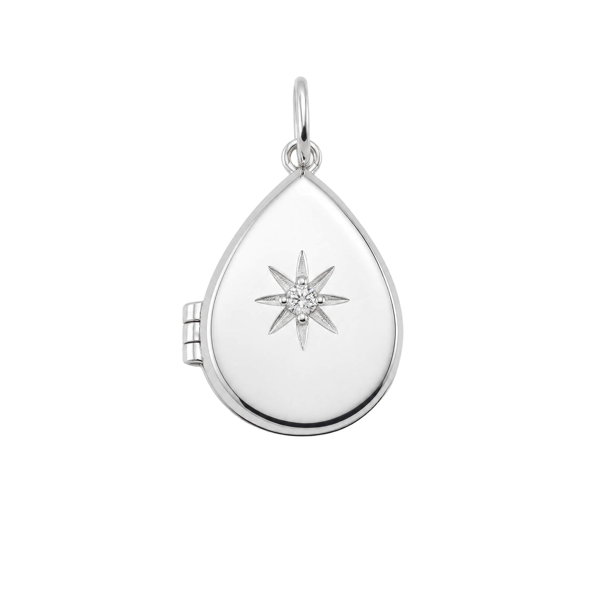 Starburst Teardrop Locket