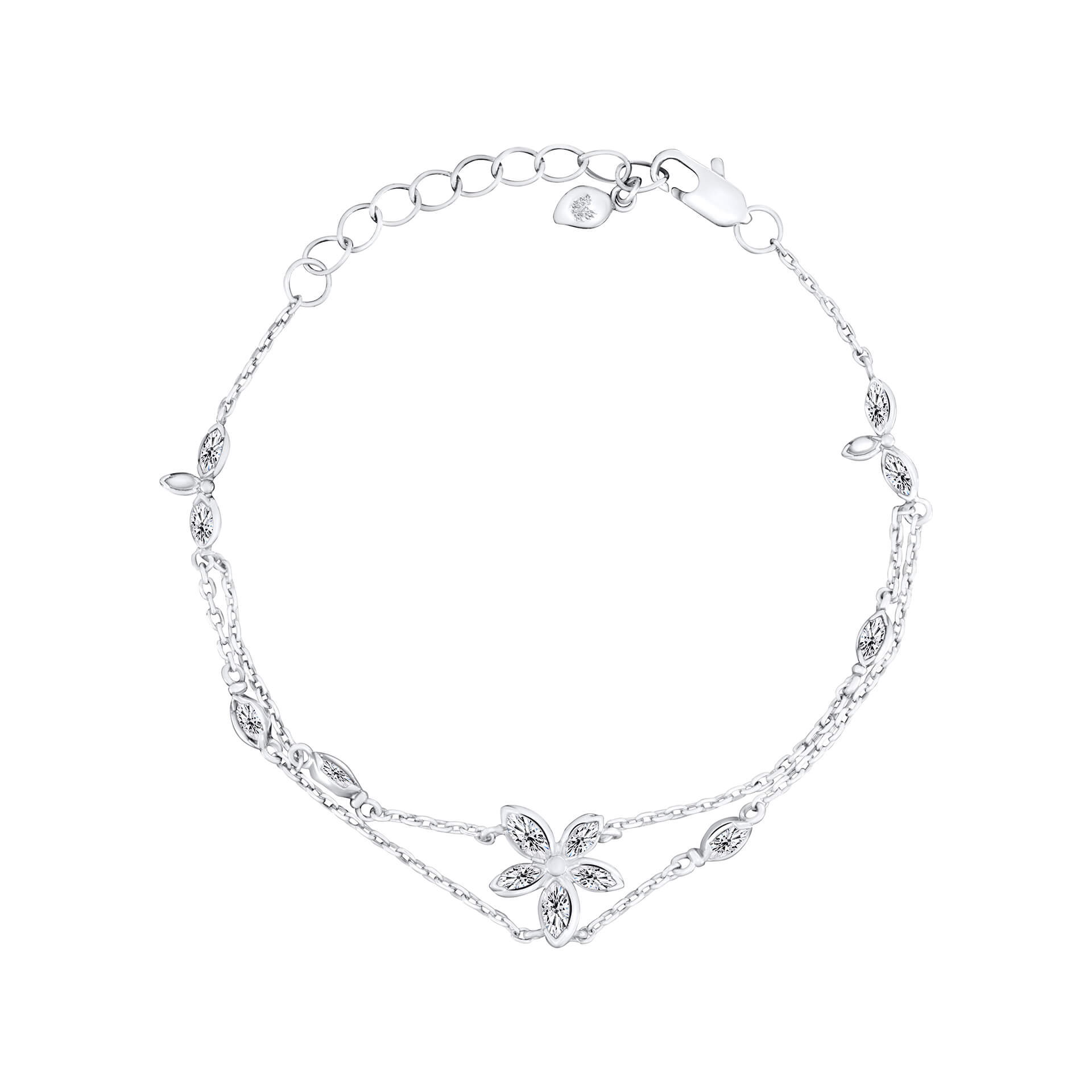 Tumbling Floral Bracelet