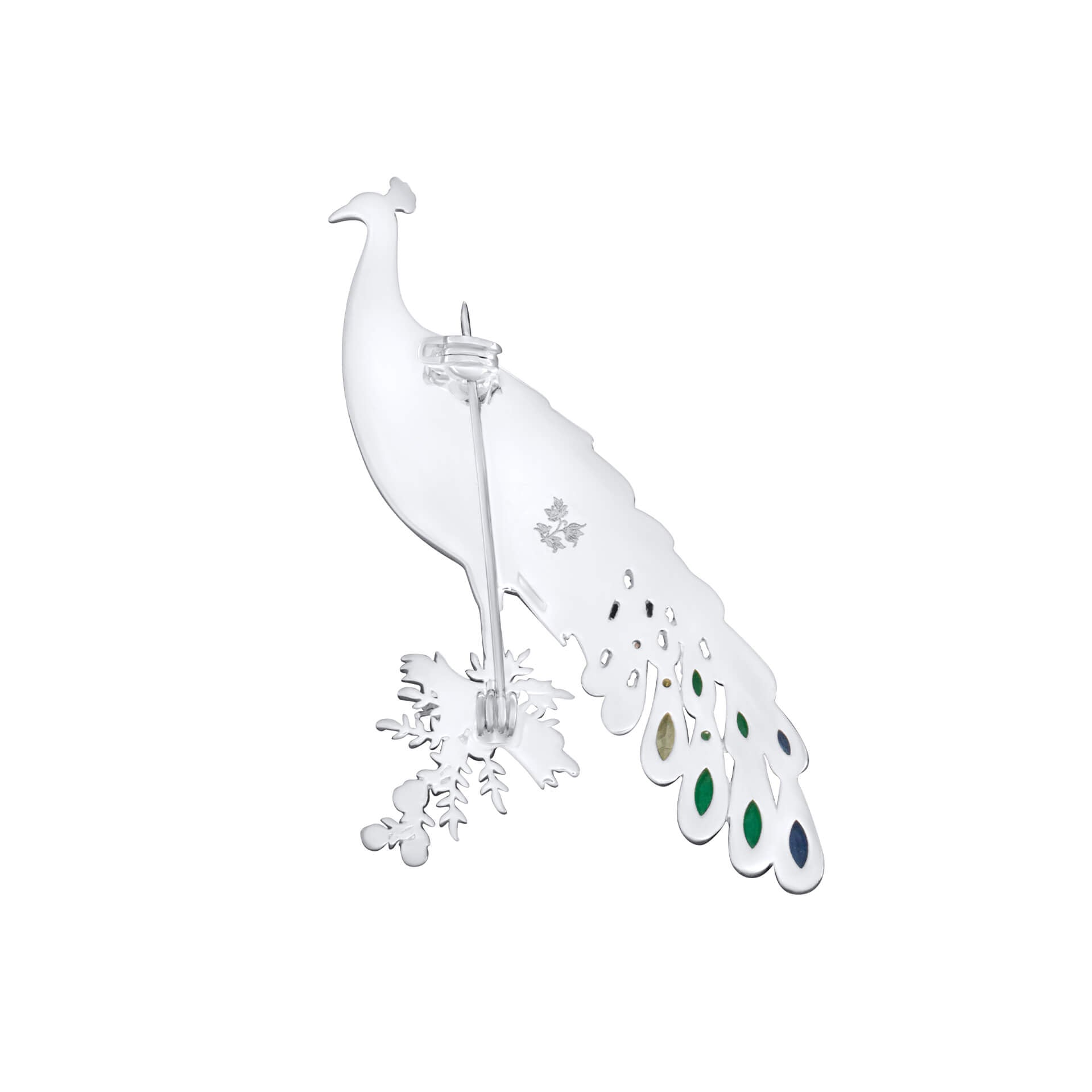 Belvedere Peacock Brooch