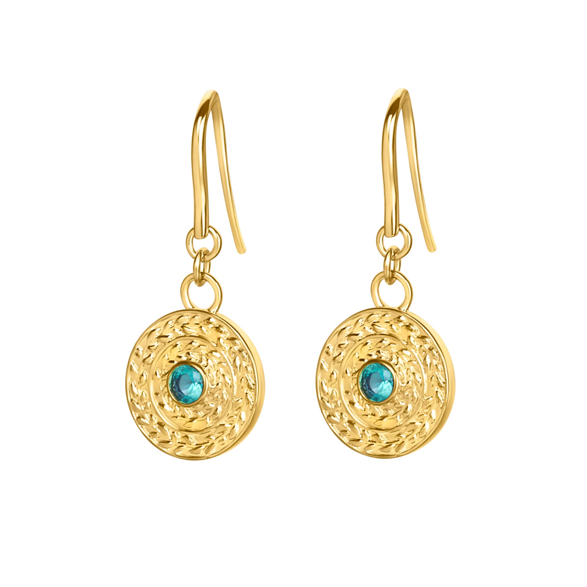 Leaf Border Earrings
