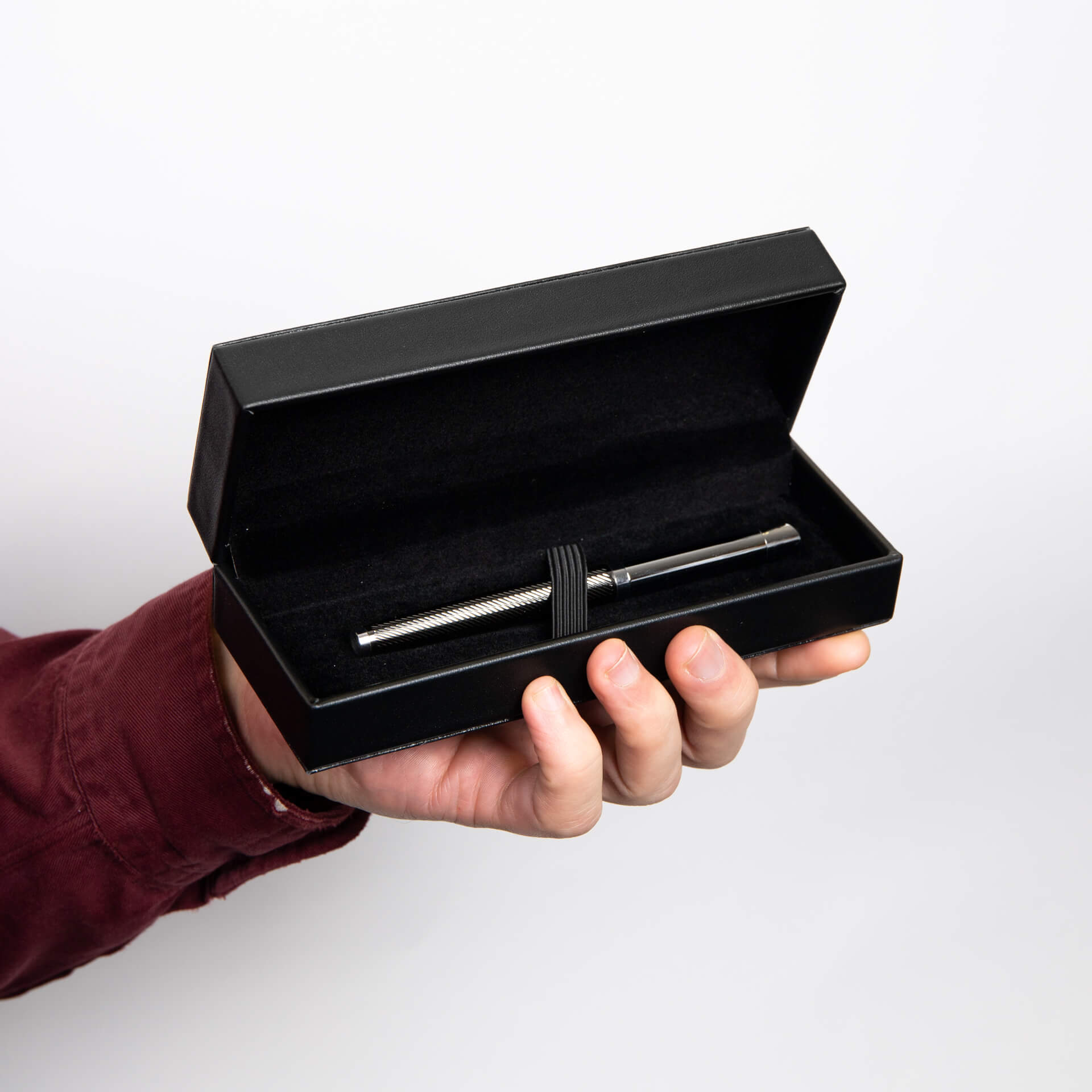 Ball Point Pen in Leather Case