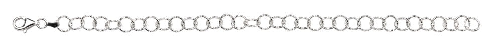 Diamond Cut Links Bracelet