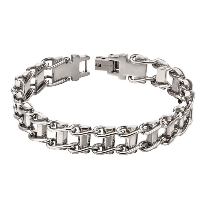Stainless Steel Bike Chain Bracelet