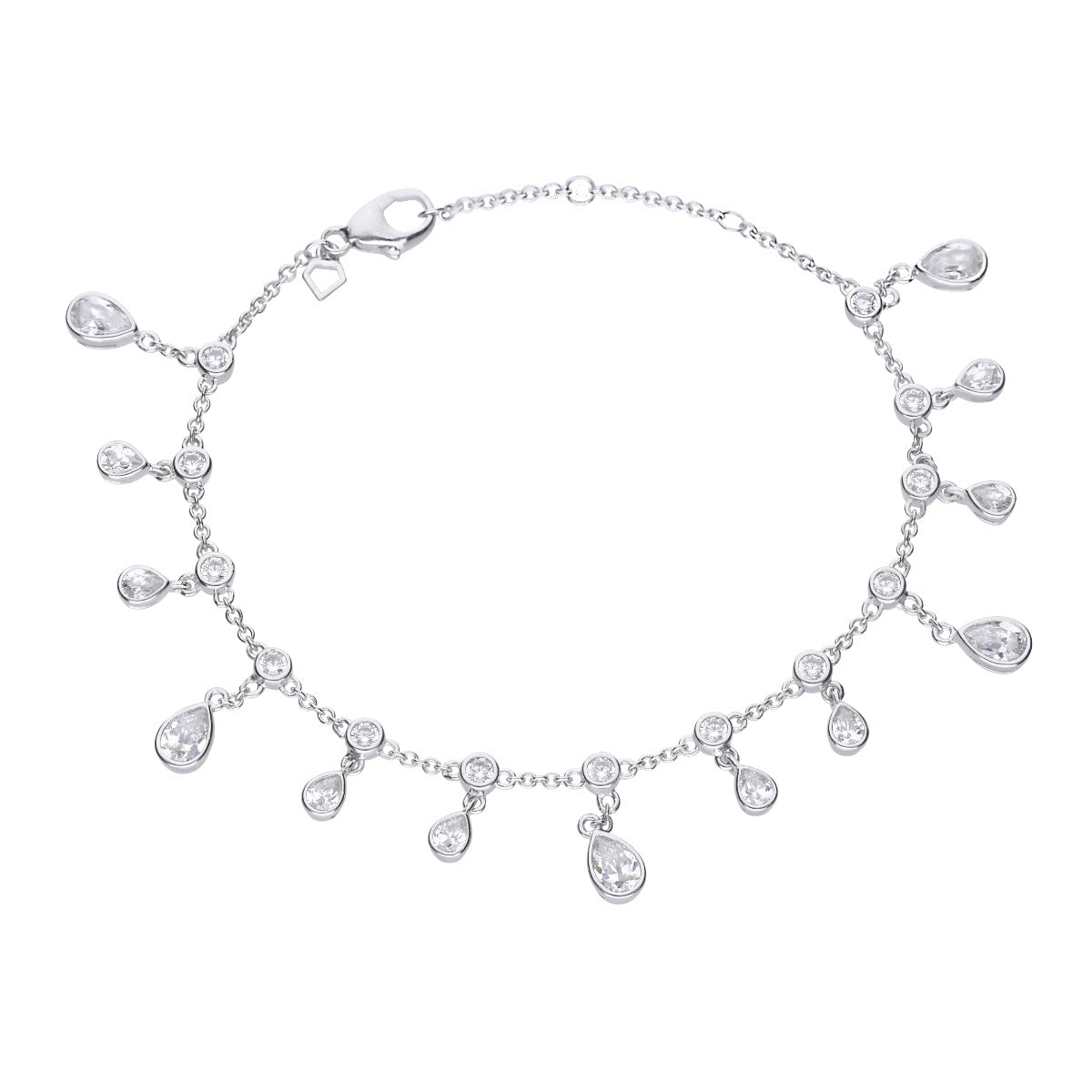 Multi Drop Zirconia Bracelet